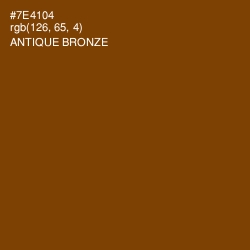 #7E4104 - Antique Bronze Color Image
